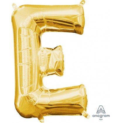 L16 16" (GOLD) Mini Foil Letter E L16 16" (GOLD) Mini Foil Letter E